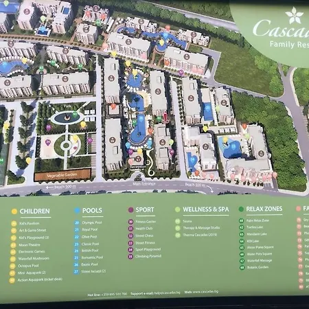 Luxurious Apt,4* Cascadas Apartman Napospart